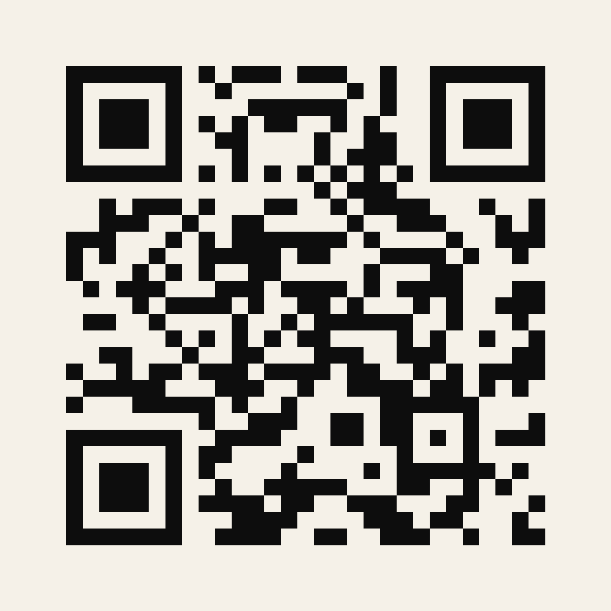 QR code to open the G.O.A.T. web menu